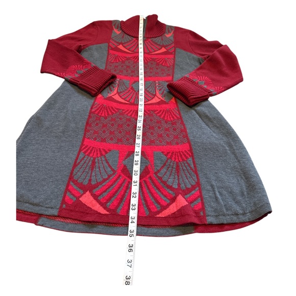 Title Nine Red and Gray Women's Sweater - Picture 4 of 10